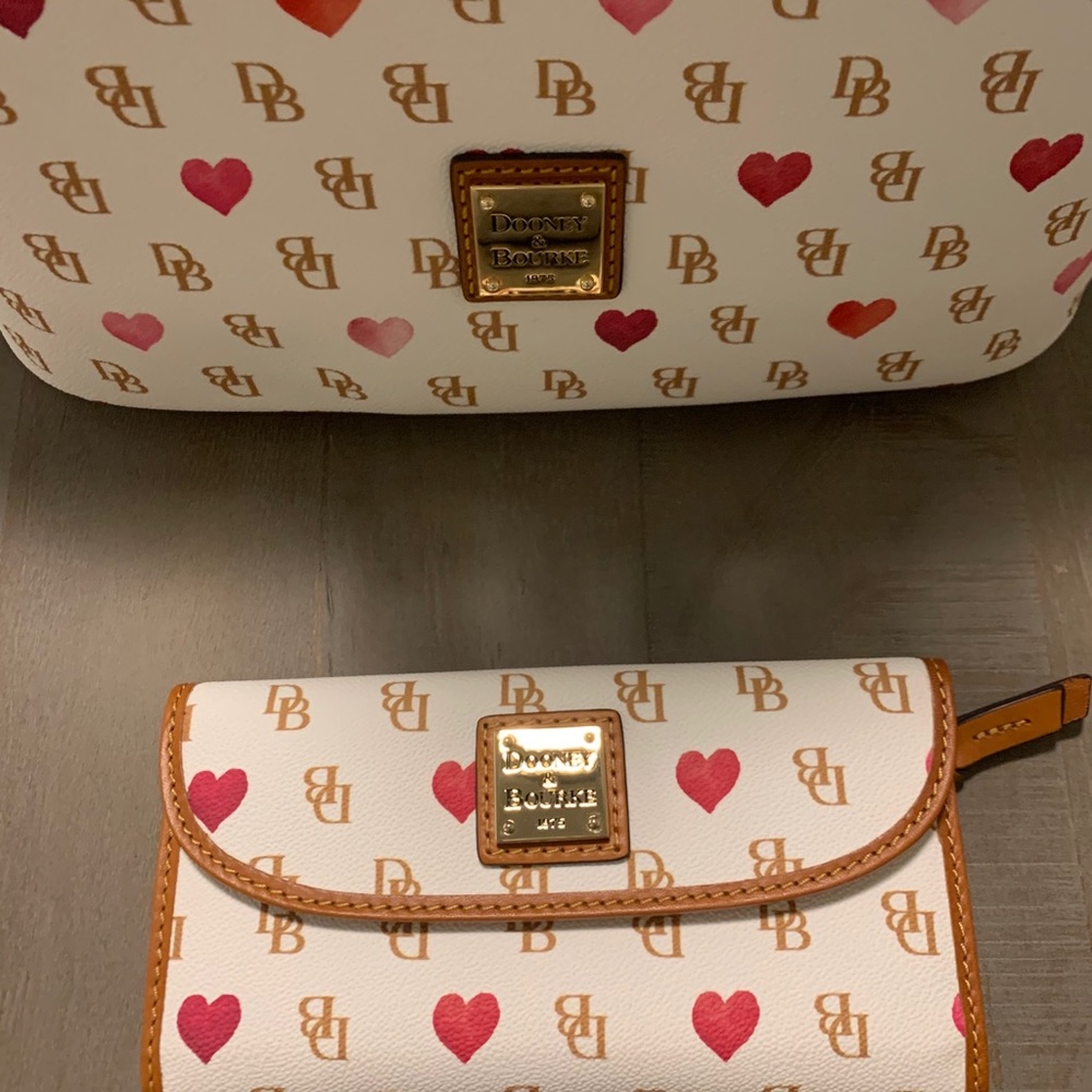 Dooney and Bourke Gretta Hearth Satchel and Wallet - Picture 2 of 8